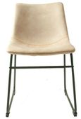 2 x Fremont Oyster Natural Fabric Dining Chair