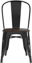 2 x Frio Black Dining Chair - C001101UK
