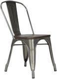 2 x Frio Gun Metal Dining Chair - C001105UK