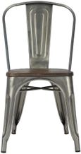 2 x Frio Gun Metal Dining Chair - C001105UK
