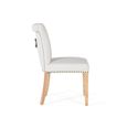 Gower Dining Chair - Light Beige Fabric - Set of 2