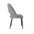 Greece Dining Chair - Grey Fabric - Set of 2