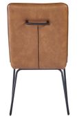 2 x Halle Brown Leather Dining Chair