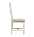Hayley Dining Chair - White Ladder Back - Set of 2 - Oak and White