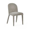 Holly Dining Chair - Set of 2 - Graphite Grey Fabric
