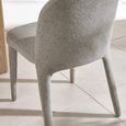Holly Dining Chair - Set of 2 - Graphite Grey Fabric