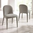 Holly Dining Chair - Set of 2 - Graphite Grey Fabric