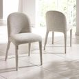 Holly Dining Chair - Set of 2 - Pearl Sand Fabric