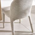 Holly Dining Chair - Set of 2 - Pearl Sand Fabric