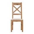 Janelle Dining Chair - Cross Back - Set of 2 - Rustic Oak