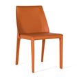 Jessica Dining Chair - Orange Leather - Set of 2