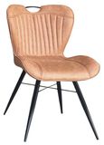 2 x Kerela Camel Faux Leather Dining Chair