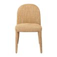 Eska Dining Chair - Set of 2 - Beige Fabric