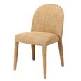Eska Dining Chair - Set of 2 - Beige Fabric