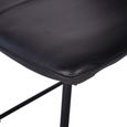 Robinson Dining Chair - Set of 2 - Charcoal Leather
