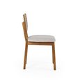 Lowry Dining Chair - Set of 2 - Cherry Wood - Retro Style