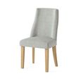 Luna Dining Chair - Set of 2 - Beige Fabric