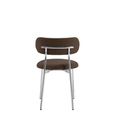 Lyric Dining Chair - Set of 2 - Brown Fabric