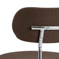 Lyric Dining Chair - Set of 2 - Brown Fabric