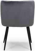 Malmo Dining Chair - Set of 2 - Grey Fabric