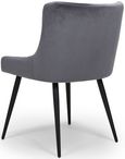 Malmo Dining Chair - Set of 2 - Grey Fabric