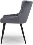 Malmo Dining Chair - Set of 2 - Grey Fabric