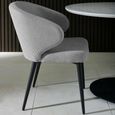 Marcus Dining Chair - Set of 2 - Light Grey Fabric