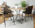 2 x Marigot Chestnut Vintage Leather Dining Chair