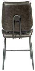 2 x Marigot Grey Vintage Leather Dining Chair