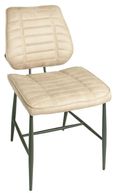 2 x Marigot Oyster Natural Vintage Leather Dining Chair