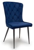 Merlin Dining Chair - Set of 2 - Navy Blue Fabric