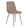 Middelfart Dining Chair - Set of 2 - Grey - Fabric