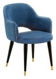 Hadley Dining Chair - Navy Velvet - Set of 2