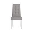 Modern Treviso Dining Chair - Set of 2 - White Upholstered