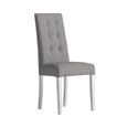 Modern Treviso Dining Chair - Set of 2 - White Upholstered