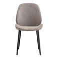 Monte Carlo Dining Chair - Set of 2 - Stone - Fabric