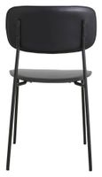 2 x Esa Black Faux Leather Dining Chair