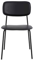 2 x Esa Black Faux Leather Dining Chair