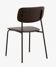 2 x Esa Brown Faux Leather Dining Chair