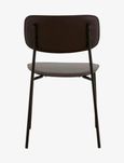 2 x Esa Brown Faux Leather Dining Chair