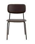 2 x Esa Brown Faux Leather Dining Chair