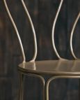 2 x Olivo Green Metal Garden Dining Chair