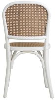 2 x Wicky White and Natural Rattan Dining Chair