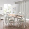 Provence Dining Chair - Set of 2 - Cross Back - Grey
