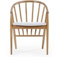 Rory Dining Chair - Set of 2 - Curved Back - Oak