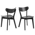 Roxby Dining Chair - Set of 2 - Black