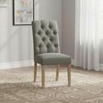 Salcombe Chelsea Dining Chair - Set of 2 - Oak & Grey Fabric