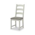 Salcombe Dining Chair - Set of 2 - Ladder Back - Grey Oak