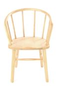 2 x Shoreditch Wooden Stick Back Curved Dining Chair
