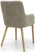 2 x Sidcup Tweed Oatmeal Dining Chair